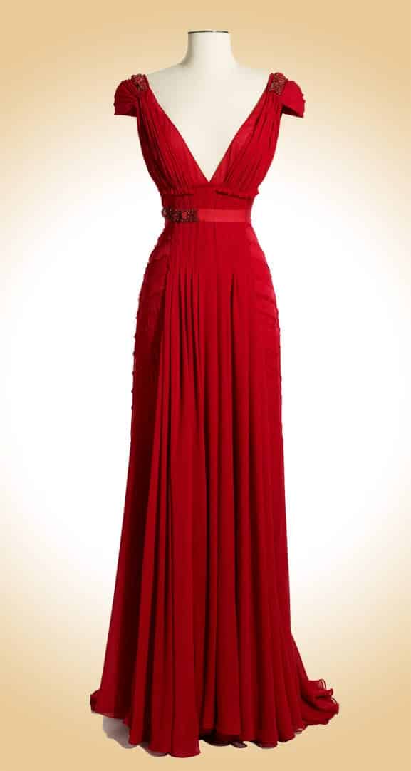 "Anniversary Gown" - traumhaftes Abendkleid in Rot, Foto: jmendel.com