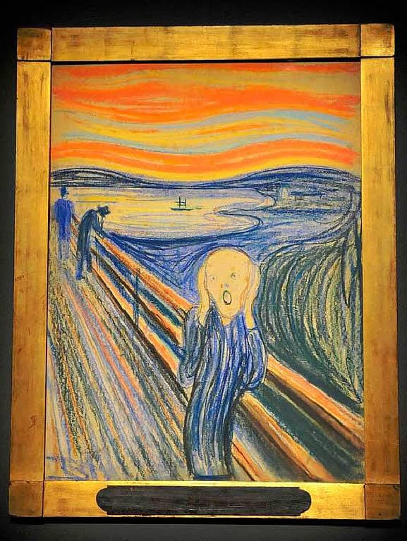 "Der Schrei" von Edvard Munch
