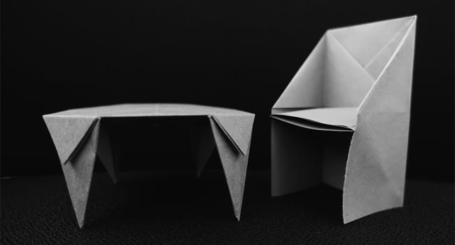 Möbel aus Papier