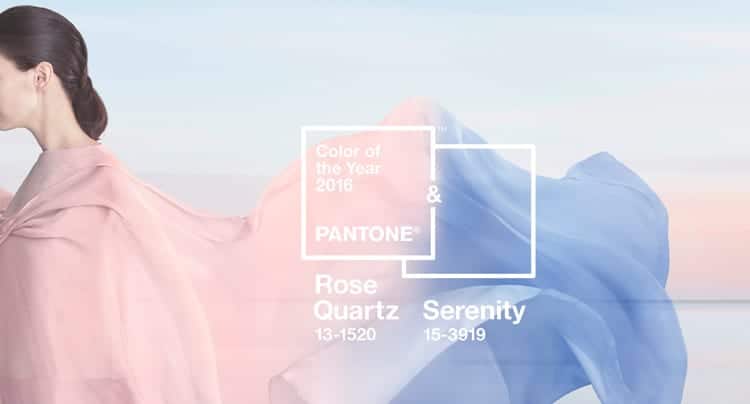 PANTONE Farben des Jahres 2016: Serenity & Rose Quartz
