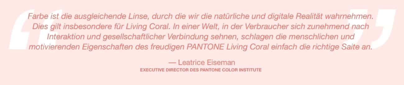 Living Coral ist die Pantone Farbe des Jahres 2019 1 Living Coral ist die Pantone Farbe des Jahres 2019