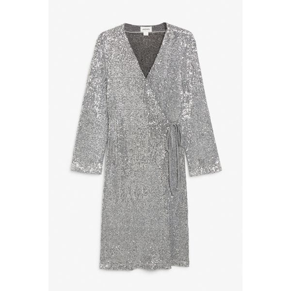 Kleid in Silber von Monki