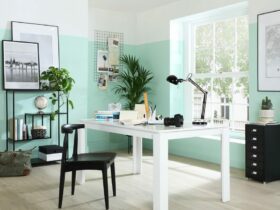 Mit seiner glatten Oberfläche und seiner herrlich minimalen Silhouette sorgt der Aspen-Tisch für ein modernes Flair im Home-Office. Foto: Furniture And Choice