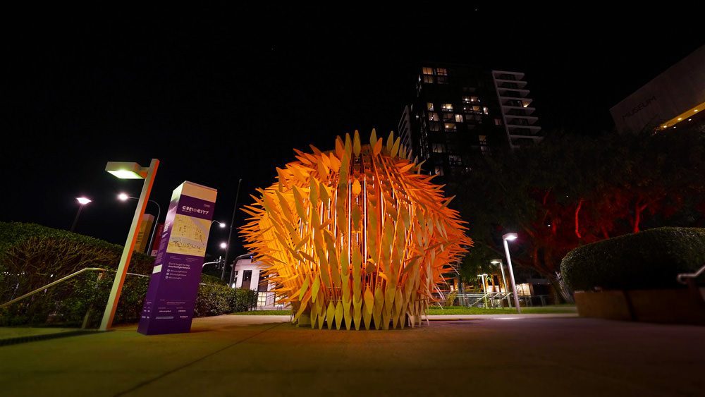 "The Living Lantern" in Brisbane, Australien, Foto: Pixel Frame