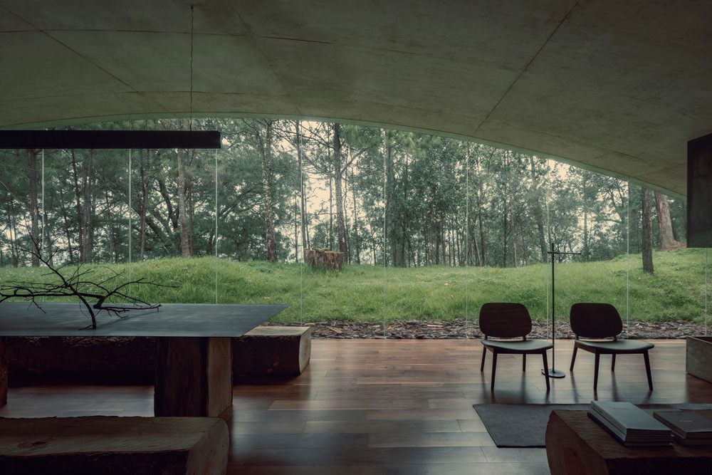 Der Wohn- und Essbereich im Haus, Foto: Cesar Bejar