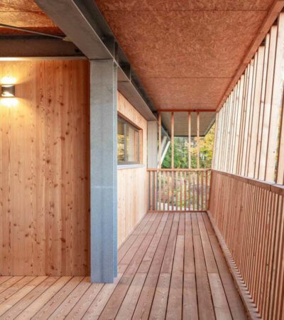 Das Haus wurde großteils aus Holz aus nachhaltiger österreichischer Forstwirtschaft gebaut. Foto: Lumina Kreativagentur