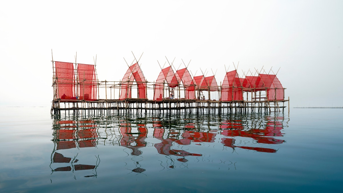 Angsila Oyster Scaffolding Pavilion, Foto: W Workspace