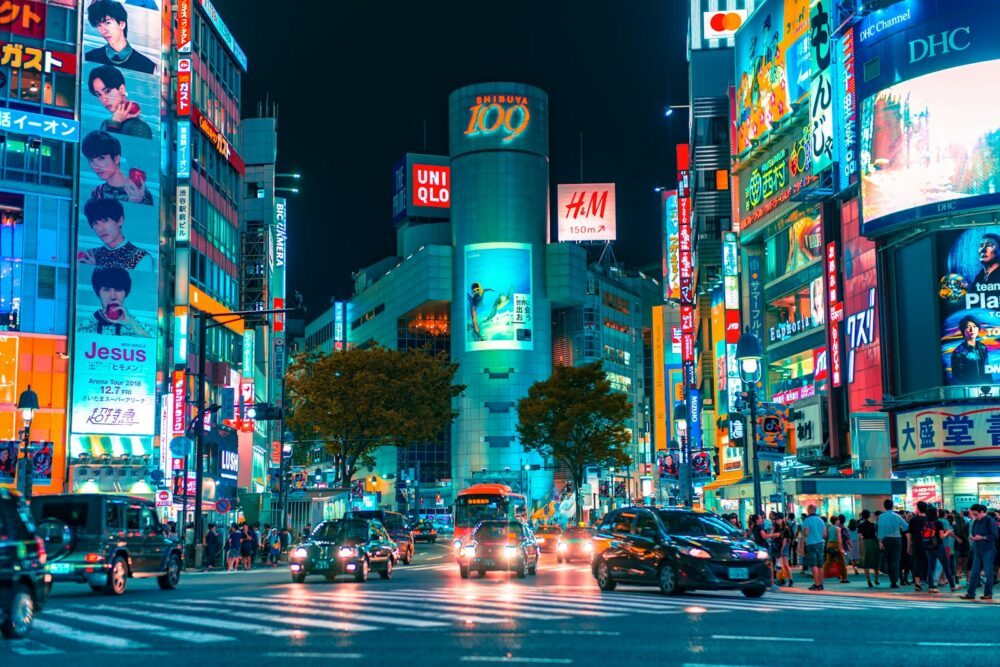 Shibuya bei Nacht, Foto: Jezael Melgoza / Unsplash