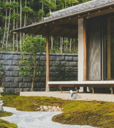 wooden house with glass sliding door beside trees at daytime