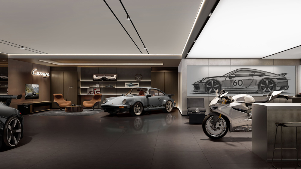 Passion Space im "Porsche Design Tower Bangkok", Foto: © 2024 Dr. Ing. h.c. F. Porsche AG