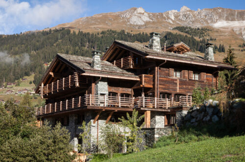Außenansicht des Chalet 1936 in Verbier, Schweiz, Foto: J. Wilson