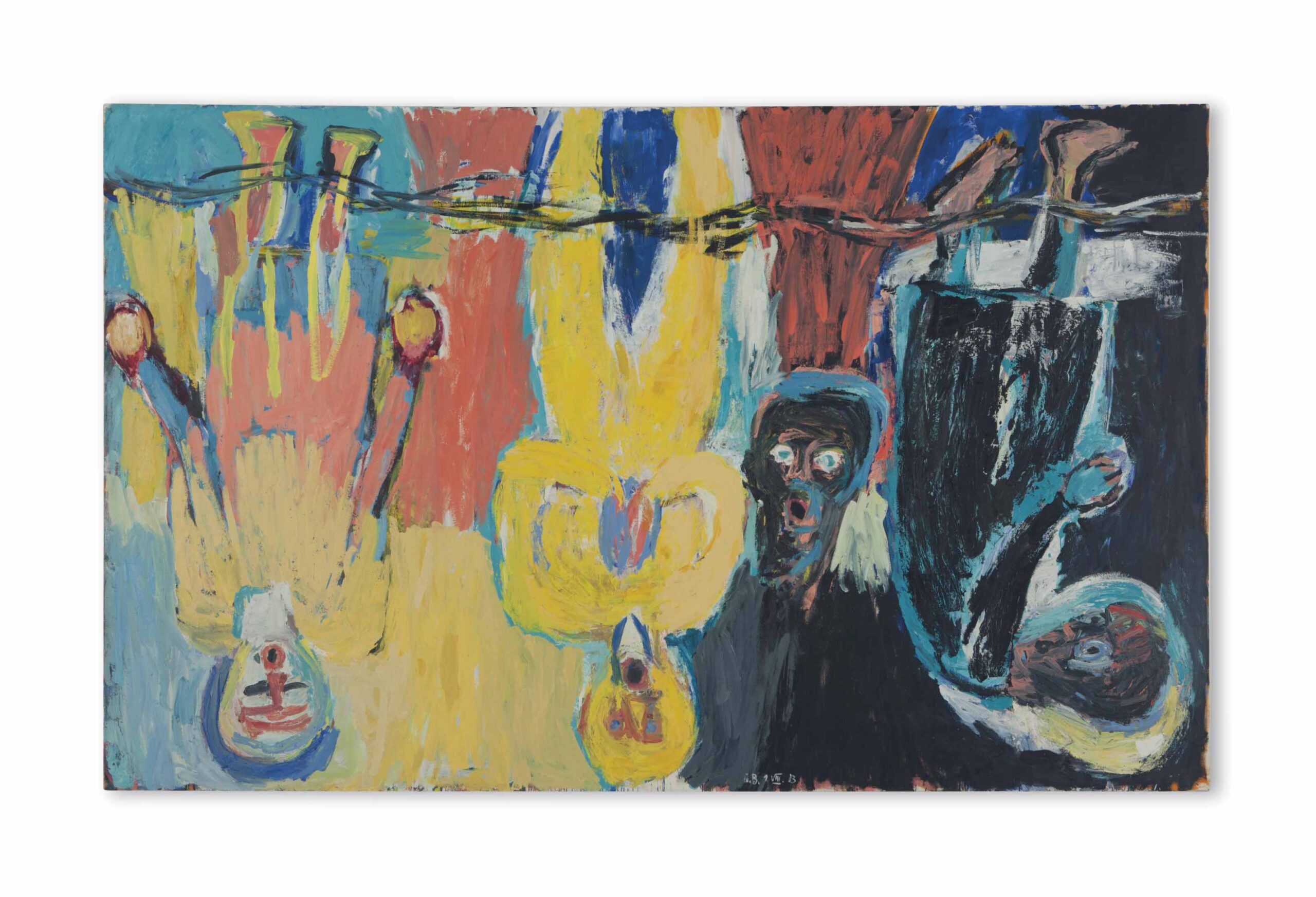 "Der Brückechor" von Georg Baselitz, verkauft durch Christie's, Foto: Christie's